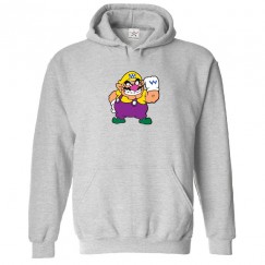 Wario Classic Unisex Kids and Adults Pullover Hoodie For Gaming Lovers